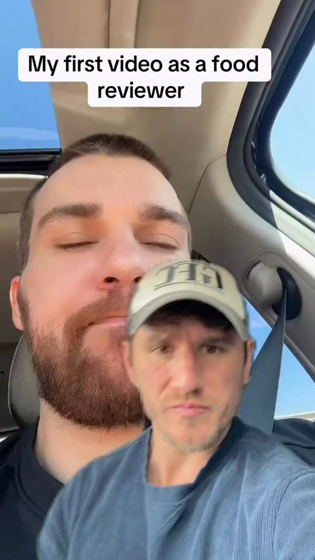 Jake and friend in the car